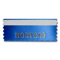 1-5/8"x4" Horizontal Stock Title Ribbon W/ Tape (Hostess)